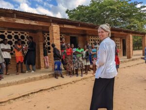Leah traveling in rural Malawi